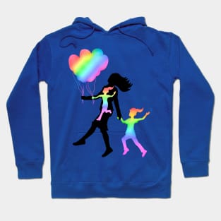 The Inner Child at Heart with Her Daughter Hoodie